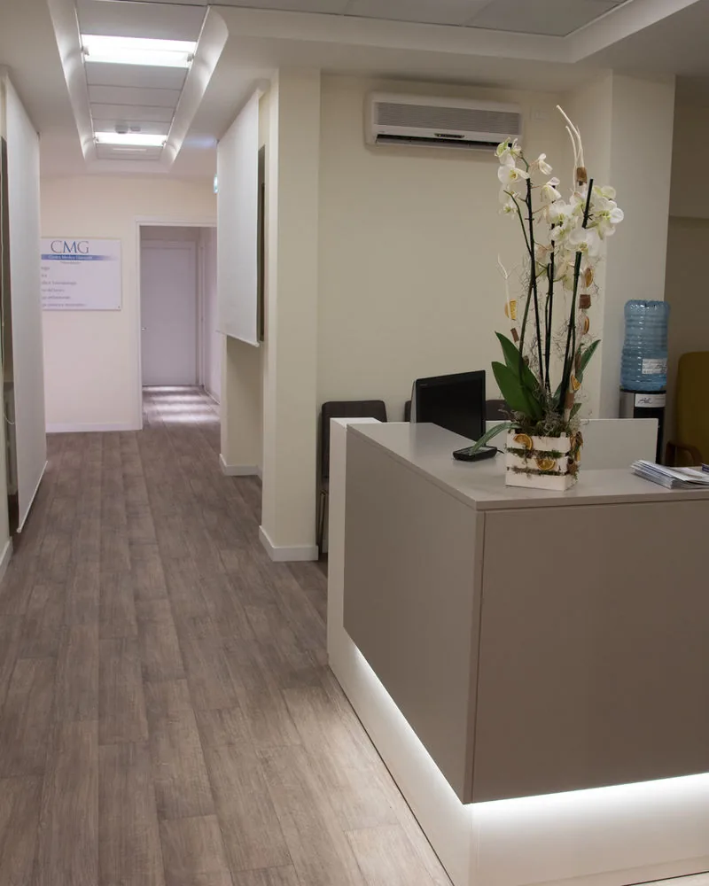 Reception del Centro Medico Giancotti